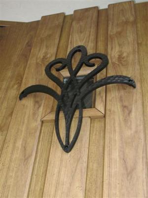 アイアンの飾りがとっても可愛らしいですね。