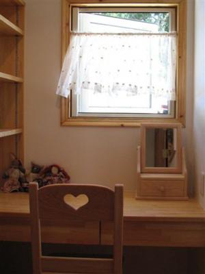 ママのための家事室は、趣味空間にも最適ですね。